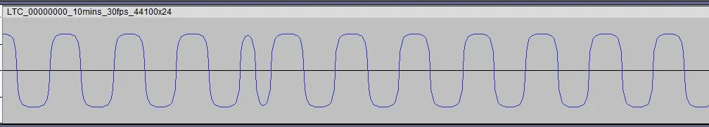 Proper LTC waveform, 44.1 kHz 24 bit